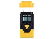 THZY MINI 3 in 1 Wood Building material Digital Moisture Meter Sawn timber Hardened materials and Ambient temperature °C °F Yellow