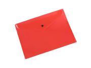 THZY A Pack of 12 Plastic Stud Document Wallets Folders Filing Paper Storage red A4