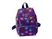 SODIAL Women Girl Nylon Leisure Backpack Rucksack School Satchel Hiking Bag Bookbag Multicolor 6