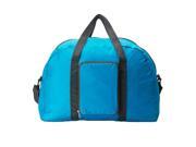 SODIAL Unisex Women Duffle Gym Travel Luggage Suitcase Sports Tote Bag Weekend Handbag Light blue
