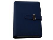 THZY FASHION Pocket Organiser Planner Leather Filofax Diary Notebook Blue