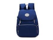 THZY Women Girl Nylon Leisure Backpack Rucksack School Satchel Hiking Bag Bookbag Dark blue