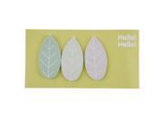 THZY Sticky Notes Memo Note Lovely Forest Story Leaf Shape