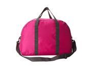 SODIAL Unisex Women Duffle Gym Travel Luggage Suitcase Sports Tote Bag Weekend Handbag Rose red