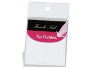 THZY French Nail Tip Guides Stickers Pack of 10 Arched