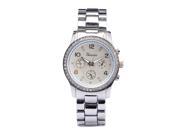 THZY GENEVA Women Quartz Wristwatch Alloy Metal Color Silver