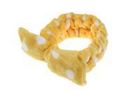 THZY Wave point Headband Snood Headwear Hair accessories Yellow