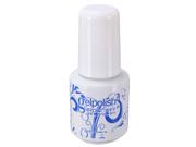 THZY 1 x 5ml Polish Gloss enamel with Blue and White Porcelain Bottle Patron French for Nails Glitter Sequins Detachable Anti Allergic UV Gel Polish Violet 33
