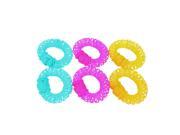 THZY 6pcs Lucky Donuts Curly Hair Curls Roller Hair Styling Tools Hair Accessories Magic Spiral Ringlets Circles