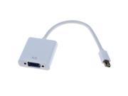THZY Cable White Mini Displayport to VGA Adapter Cable for Apple Mac MacBook MacBook Air