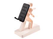 THZY Creative little People Type Mobile Phone Stand Holder White