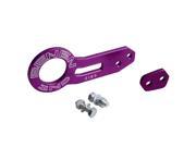 THZY BENEN Rear Tow Towing Hook for Universal Car Auto Trailer Ring Aluminum alloy Purple
