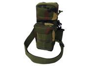 THZY Molle Zipper Water Bottle Utility Medic Pouch w Small Mess Pouch war game Color Jungle camouflage