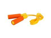 SODIAL Skipping Rope Quickness Coordination Fitness Exercise Training Boxing Jumping PVC Cord Adjustable Speed Sport yellow