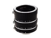 THZY Colorful Metal TTL Autofocus AF Macro Extension Tube Ring for all Canon EF and EF S lenses Canon EOS EF EF S 60D 7D 5D II 550D Silver Black