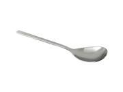 THZY Long handled Stainless Steel Circle Coffee Spoon Soup Spoon Silver