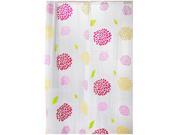 THZY 180 x 200cm Waterproof Mould Proof Shower Curtain Both Curtain 12 Hooks Leaf
