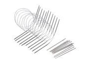 THZY 11 pcs 80cm Durable Stainless Steel Circular Knitting Needles Size 6 16