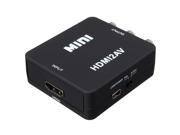 THZY Mini HDMI to RCA Composite Video Audio AV Adapter Converter Adapter 720P 1080P