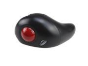 THZY Black Wireless 2.4GHz Optical Hand Held USB Trackball Mouse For Laptop PC