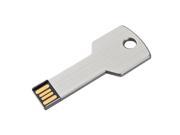 SODIAL 32GB USB2.0 Metal Key Flash Memory Stick Pen Drive Thumb Disk Silver