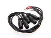 THZY 5 x DC Connection Cable CCTV Camera Adapter Cable Connector Female Power Cord