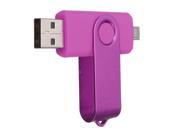 THZY 8G Gb GB dual function USB Micro USB OTG Memory drive For Smartphone Tablet PC several colors purple