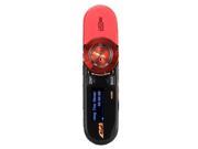 SODIAL 8GB USB Disk Pen Drive USB LCD MP3 Player Recorder FM Radio Micro SD TF Red