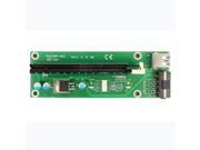 THZY 10x PCI E Express 1x To 16x Extender Riser Board Card USB 3.0 SATA Power Cable