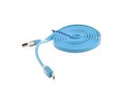THZY Micro USB Data Sync Cable Charging Cord for Samsung Galaxy HTC 2M Blue