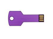 THZY 64GB USB2.0 Metal Thin Key Flash Memory Stick Pen Drive Thumb U Disk Storage Purple