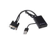 THZY USB VGA auf HDMI Converter Konverter Adapter cable Full HD HDTV 1080P