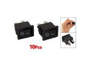 THZY 10 Pcs x 4 Pin On Off 2 Position DPST Boat Rocker Switches 10A 125V 6A 250V AC