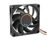 THZY 70x70x15mm 12V 4 Pins PWM PC Computer Case CPU Cooler Cooling Fan Black