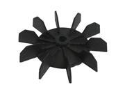 THZY Replacement 0.5 Inner Bore 10 Impeller Air Compressor Motor Fan Blade Black