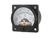 THZY AC 0 300V Round Analog Dial Panel Meter Voltmeter Gauge Black