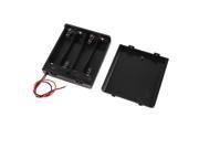 THZY 2Pcs 4 x AA 6V Battery Holder Storage Case Wired ON OFF Switch w Cover
