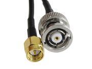 THZY 12.6 Coaxial Cable Antenna Adapter SMA Male to BNC Female Plug