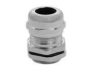 THZY PG13.5 Waterproof Stainless Steel 6 11mm Dia Cables Gland Connector