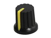 THZY 10 Pcs 6mm Shaft Hole Dia Knurled Grip Potentiometer Pot Knobs Caps