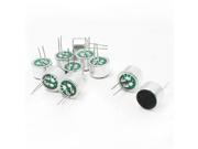 THZY 10 PCS 9.7mm x 7mm 2 Pin MIC Capsule Electret Condenser Microphone