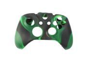 THZY Silicone Skin Controller Case Compatible with Xbox One Deep Green Black