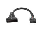 THZY 15cm USB 3.0 20 Pin Header Male to USB 2.0 9 Pin Female Adapter Cable