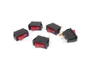 THZY 5pcs AC 250V 15A 3 Pins On off Type SPST Boat Rocker Switch for Car