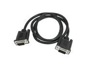 THZY PC computer male to male 15 pin VGA M M Cable 1.0 m – Black
