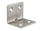 SODIAL 30mm x 30mm Stainless Steel Kitchen Right Angle Corner Bracket Plate packs 1Pcs