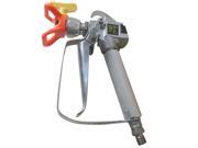 SODIAL Airless Paint Spray Gun With Trade Tip High Pressure No Gas Sprayer 3600 PSI Tool Silver