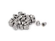 SODIAL M5 Thread Dia Dome Head Stainless Steel Cap Acorn Hex Nuts 30Pcs