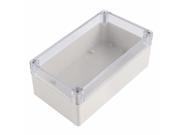 SODIAL Waterproof Clear Cover Plastic Electronic Project Box 158x90x60mm