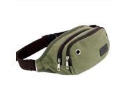 THZY SODIAL R Men s waist bag Chest pouch Canvas Military Green Travel Sport